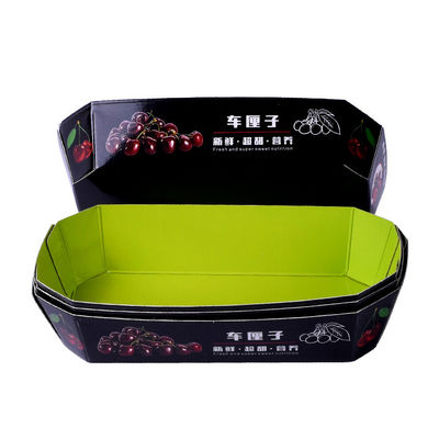 Bakery Corrugated Cardboard Box Trays Food Grade Custom Design