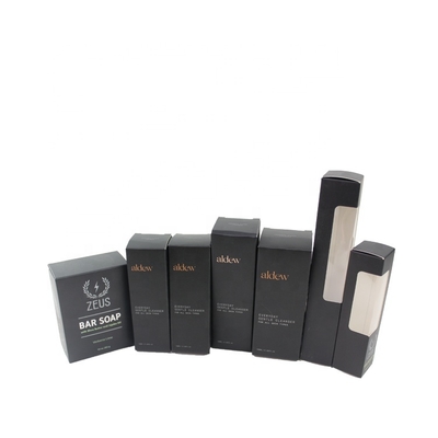 Custom Beard Product Packaging Boxes With Free Design Support Gold Foil Logo