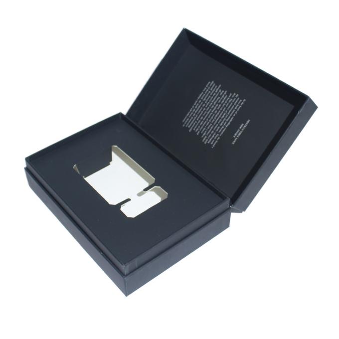 Black And White Perfume Box Packaging Design With Magnetic Closure For Small Business 0