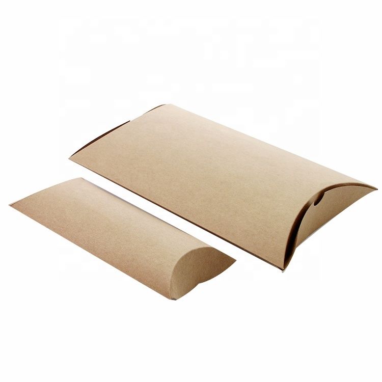 Custom Logo Cardboard Pillow Boxes Wholesale Luxury Custom Wig Packaging Luxury Hair Extension Boxes