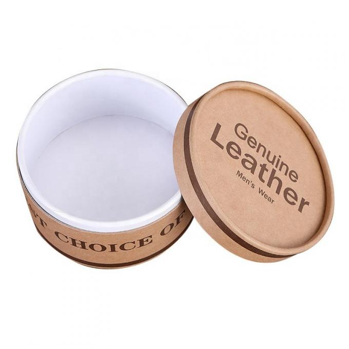 Recycled Cylindar Cardboard Round Box Custom Eco Friendly PaperBoard 0