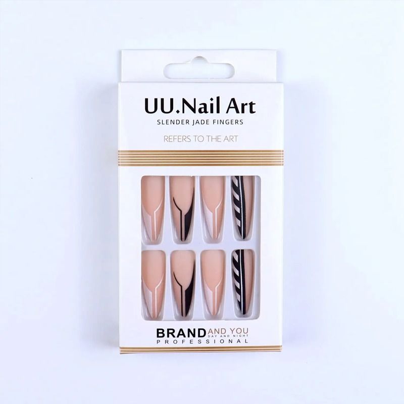 Custom Luxury Press On Nail Packaging Boxes With Magnetic Closure Wholesale