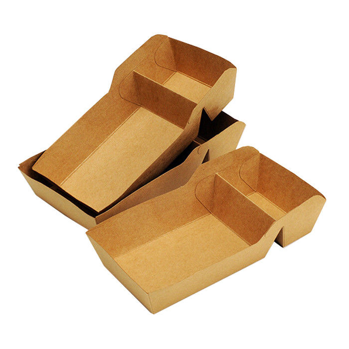 Waterproof Corrugated Cardboard Takeaway Containers Custom Logo