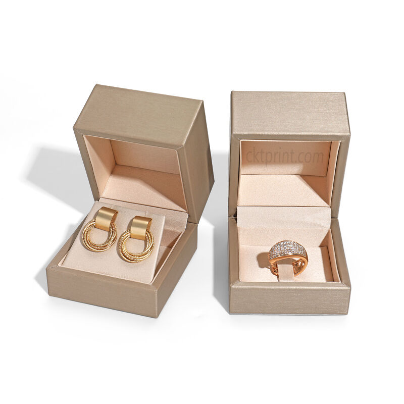 Champagne Gold Custom Jewelry Gift Box