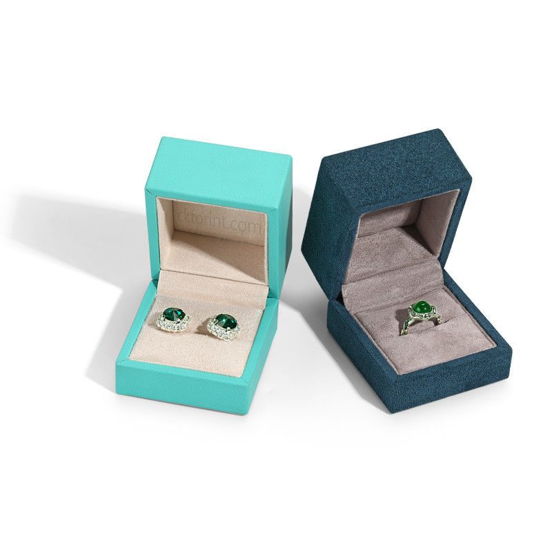 Luxury Engagement Ring Earring Necklace Storage Box With Custom Logo And Design