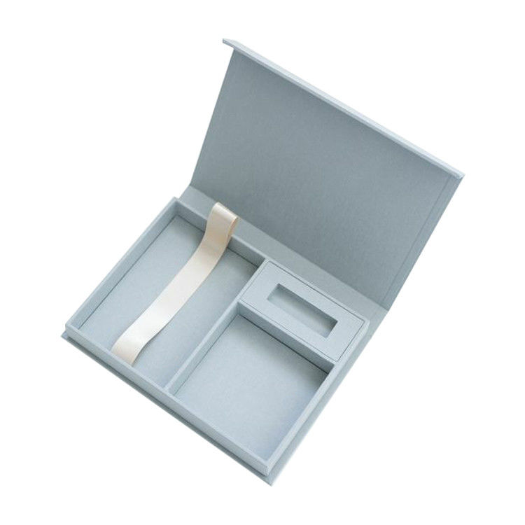 Pink Black Perfume Boxes For Custom Gift Set With Magnetic Lids And Ribbon