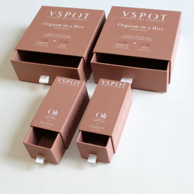 Custom Sliding Drawer Gift Boxes Perfume Cosmetic Gift Packaging Box 0