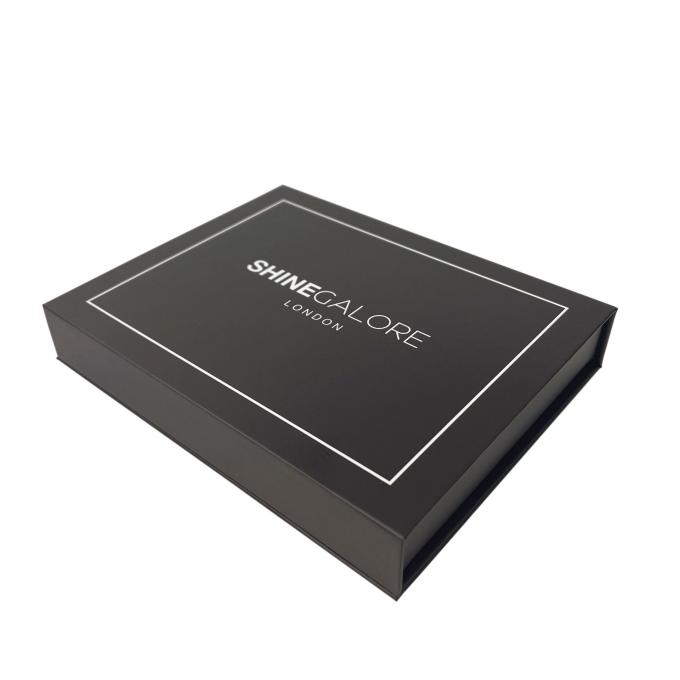 Black Large Magnetic Gift Box With Custom Logo And Size 1