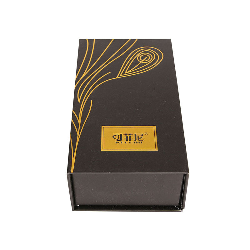 Luxury Black Perfume Packaging Box With Paperboard