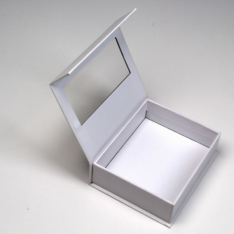 Unique pink magnetic Gift Box with Custom Design packaging for cosmetics products