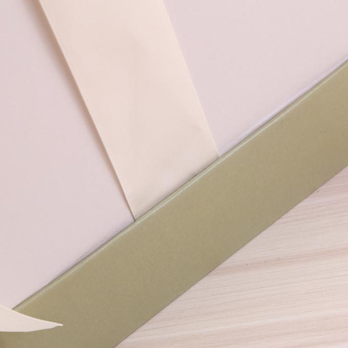 Wedding Scented Candle Luxury Paperboard Gift Box With Ribbon 2