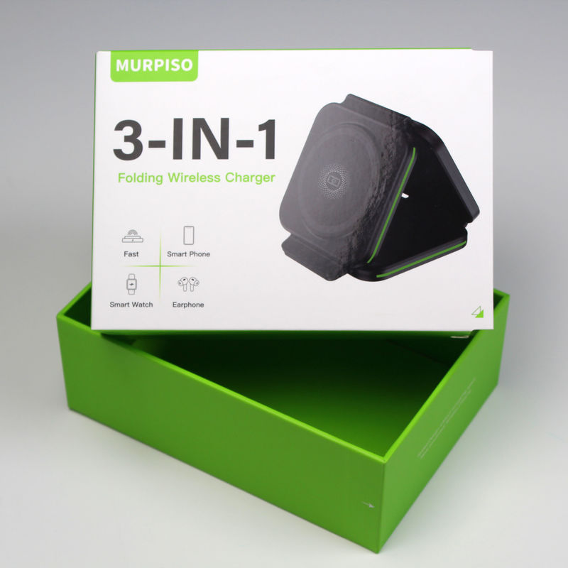 Custom Lidded Gift Boxes With UV Glossy Logo With Folded Sleeve