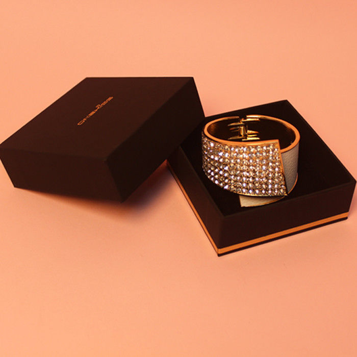 Women Small Earring Jewelry Gift Boxes Drawer With Sloting Pouch