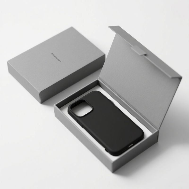 Custom mobile back cover packaging box Kraft Paper Mobile Phone Case Packaging Box 21x10x6cm