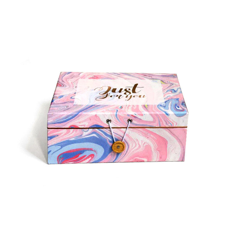Colorful Packaging Gift Set Box With Magnetic Lid And Button Hook For Perfume Bottle