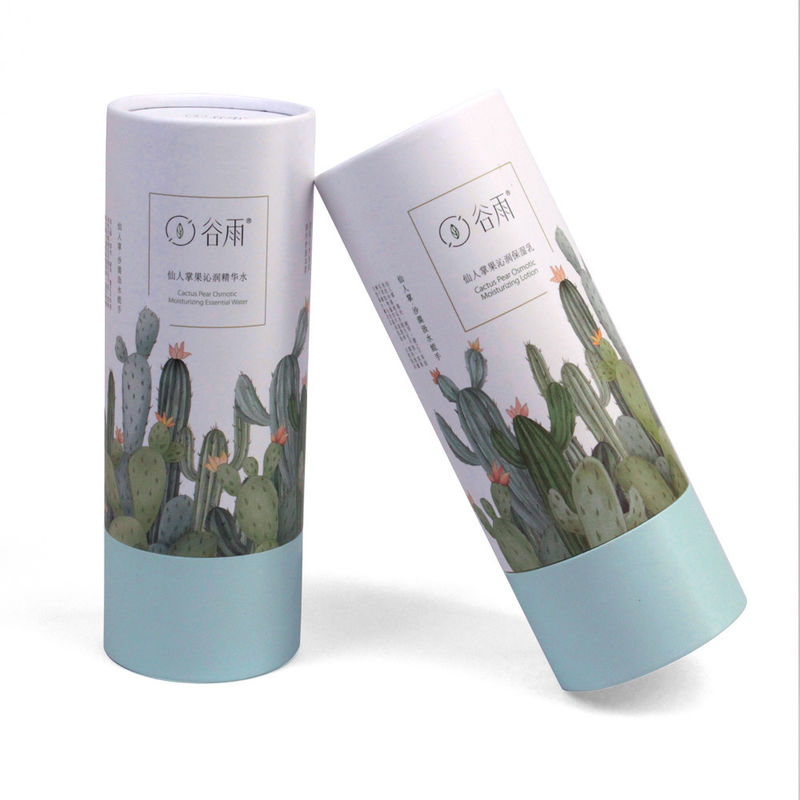 Innovative Round Cardboard Cosmetic Box With Custom Design Color Packaging Skincare Product Wholesale Near Me