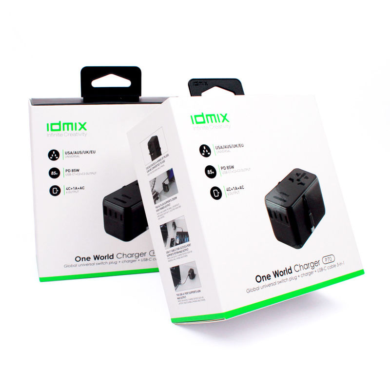 Custom Printed Boxes Packaging For Small Smart Home Products With Hanger