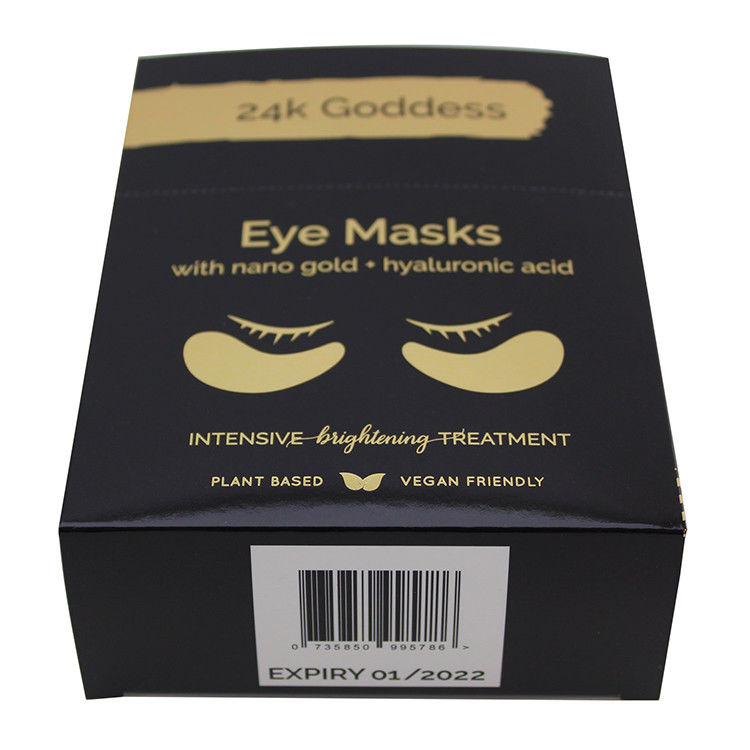 Custom Paper Cosmetic Beauty Box Packaging For Eye Masks With Logo