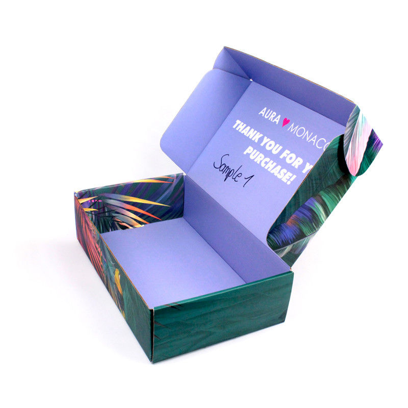 Corrugated Packaging Boxes Double Side Printed For Cloth And Garment
