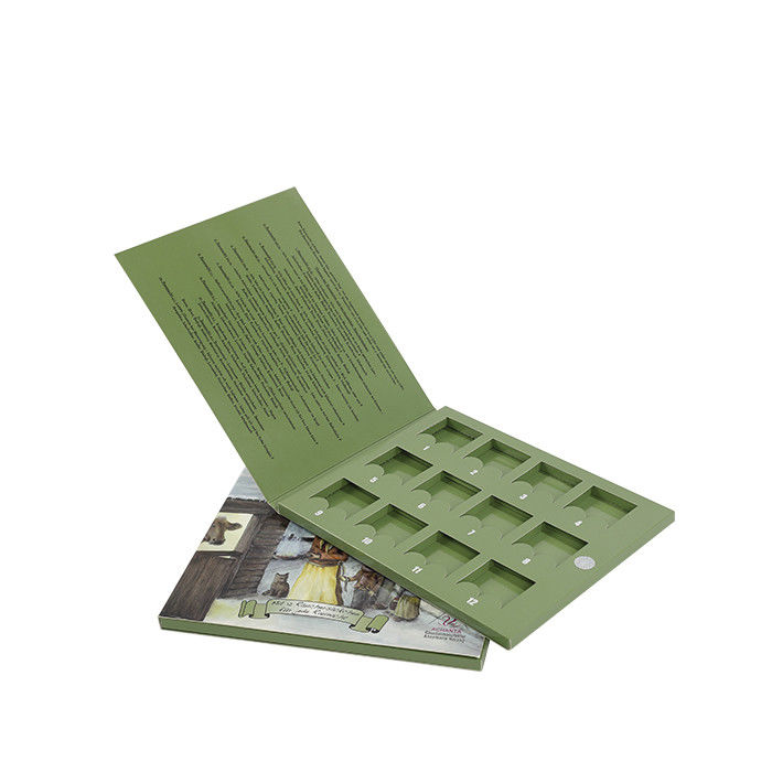 Custom Advent Empty Calendar Box With Custom Design For Gift