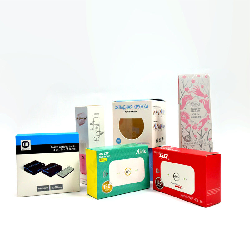 Custom Empty Packing Boxes with logo White Carton Box All Kinds Of Product Display Boxes