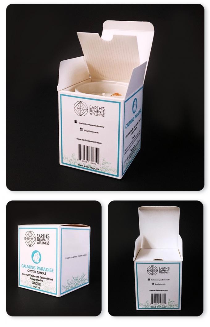 Custom Box Packaging For Wax Melts Candle With Cardboard Inserts 1