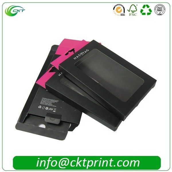 Custom Printed Cardboard Gift Boxes With Clear Window , Professional Gift Box With PVC Window