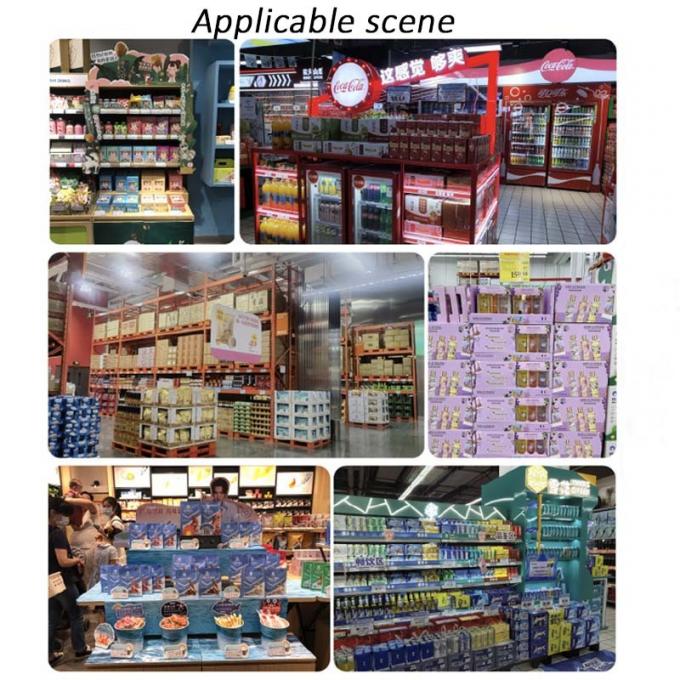 Promotion Retail Pop Up Shop Display Carton Stands With Hooks 2