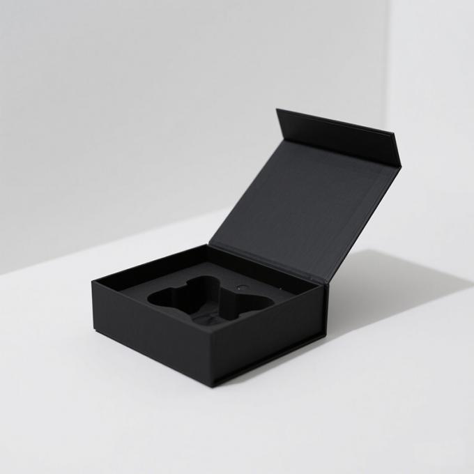 Wholesale Custom Logo EVA Foam Insert Rigid Cardboard Magnetic Gift Packaging Box with Recycled Materials 1