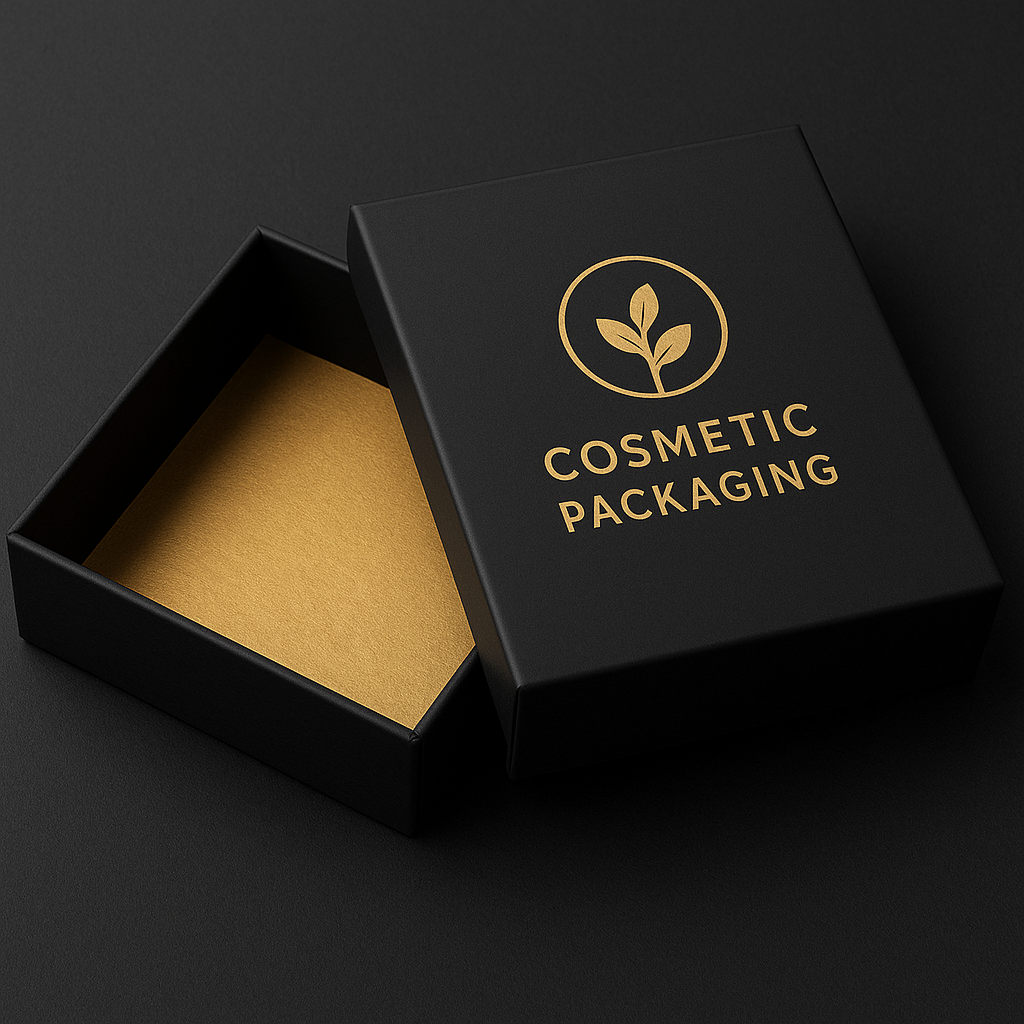 What type of packaging is used in cosmetics?
