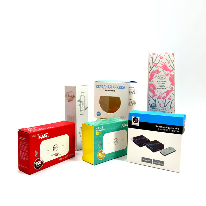 Custom Empty Packing Boxes with logo White Carton Box All Kinds Of Product Display Boxes