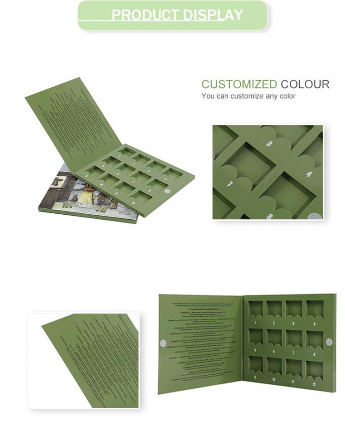 Custom Advent Empty Calendar Box With Custom Design For Gift 0