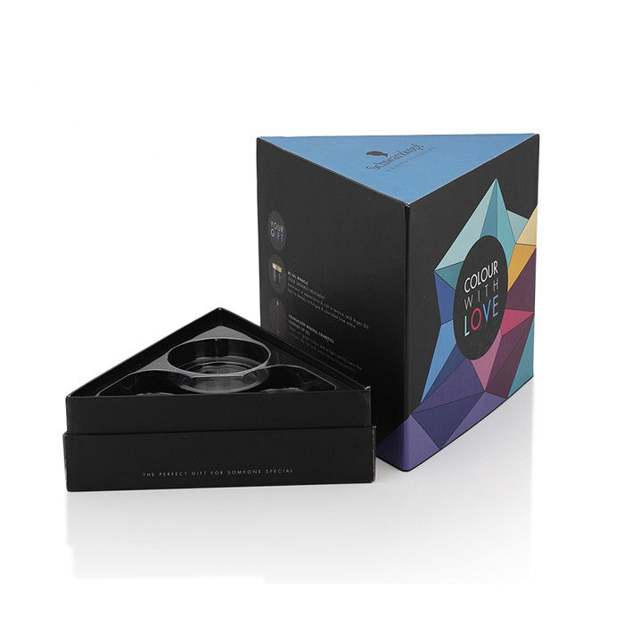 Offset Printing Creative Packaging Box Customized Cardboard Triangle Box