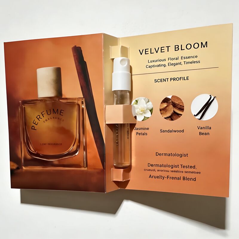 Custom Fold-Out Perfume Box with Magnetic Closure