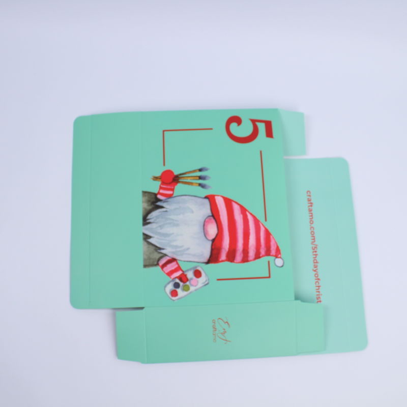 Custom Recyclable Mystery Surprise Paper Boxes Packaging Christmas Cosmetic Product