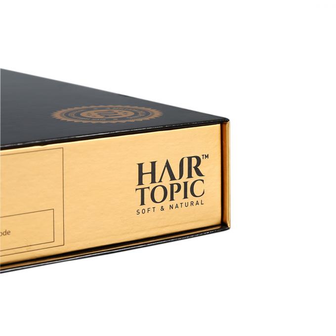 Black Magnetic Gift Box Foldable Flap Wig Gift Box  With Lids 1