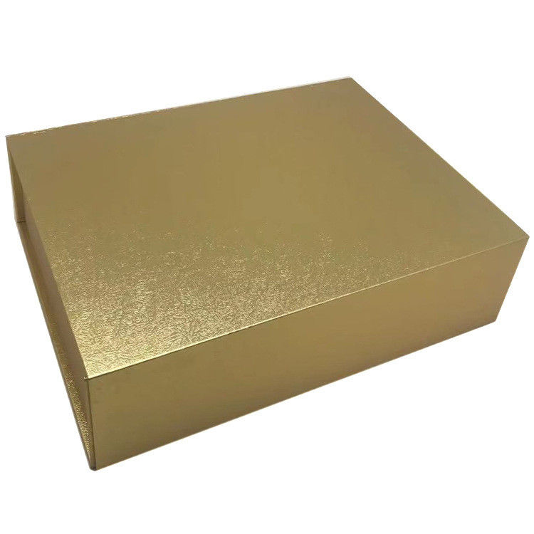 Customized Magnetic Folding Gift Box Luxury Golden Silver Black Box