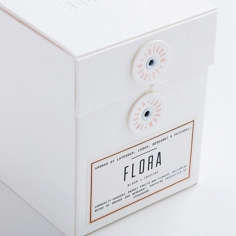 Luxury Small White Cardboard Candle Boxes With Custom Logo Design