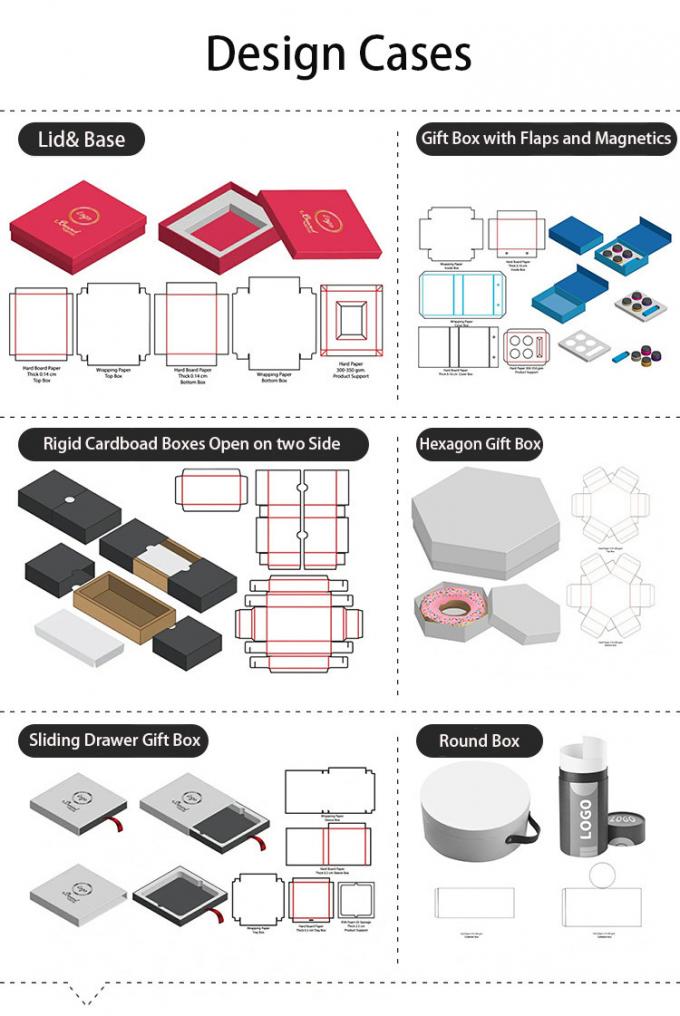 Luxury Cardboard Box Packaging Necklace And Ring Jewelry With Gift Handbag 4