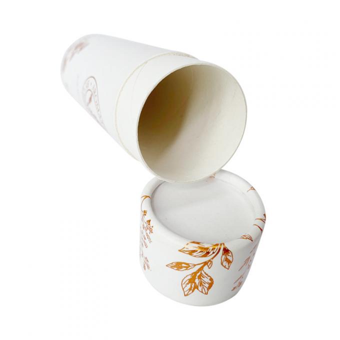 Custom Printed Cardboard Round Box  Paper Lip Balm Tubes 2