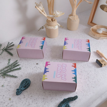 Custom Cute Design Gel Polish Boxes Packaging Beauty Product Packaging Wholesale 0