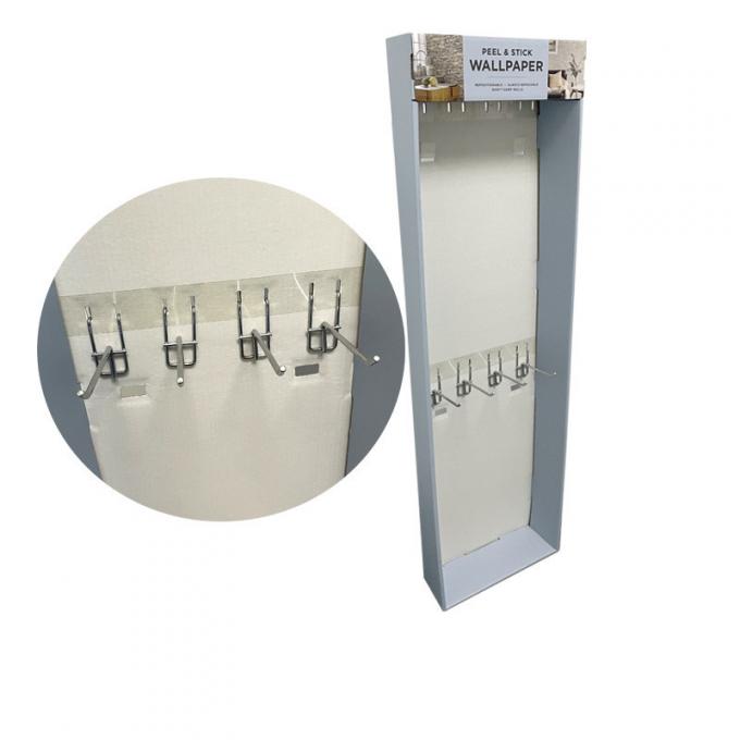 Custom Display Box Cardboard Point Display With Metal Hanger Hook 0