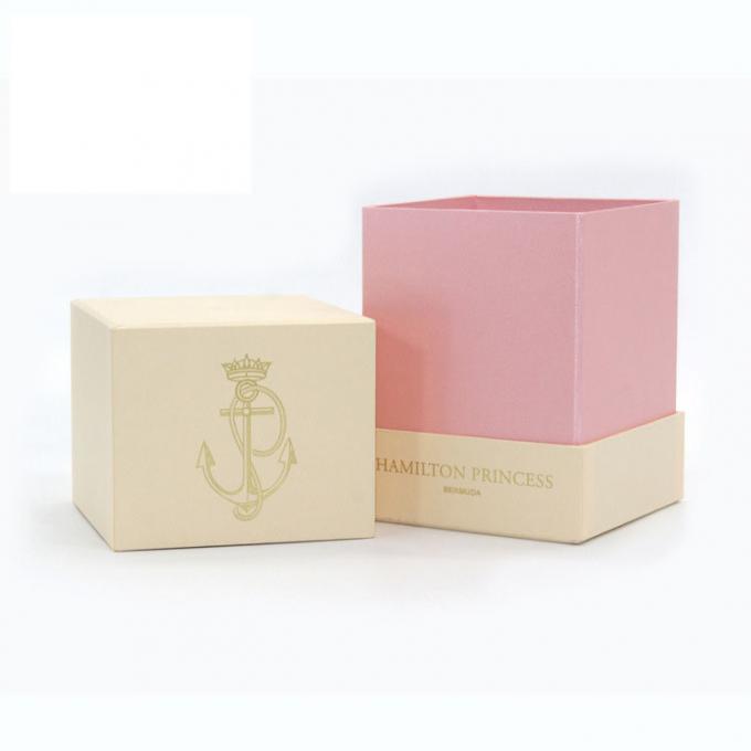 Scented Cardboard Rigid Candle Box Gift Packaging Recyled 0