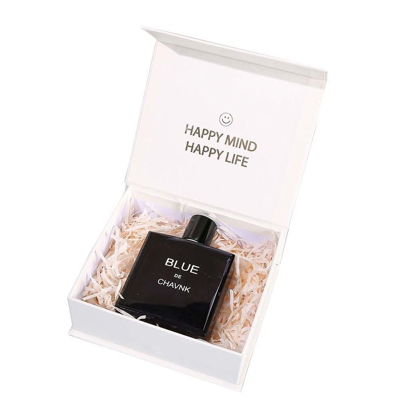 Cardboard Perfume Packaging Box Custom Pink And White Box For Women