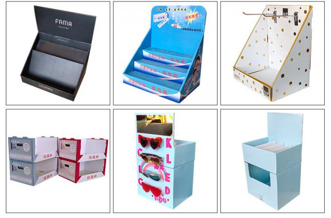 Custom POP Cardboard Counter Display Boxes Small For Promotion Advertisement 1