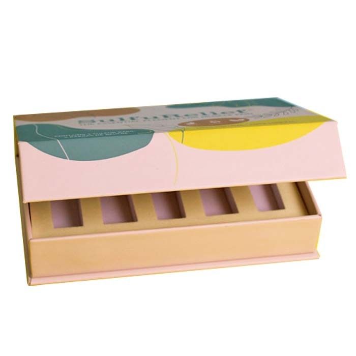 Recyclable Cosmetic Magnetic Lipstick Box Rigid Cardboard Packaging