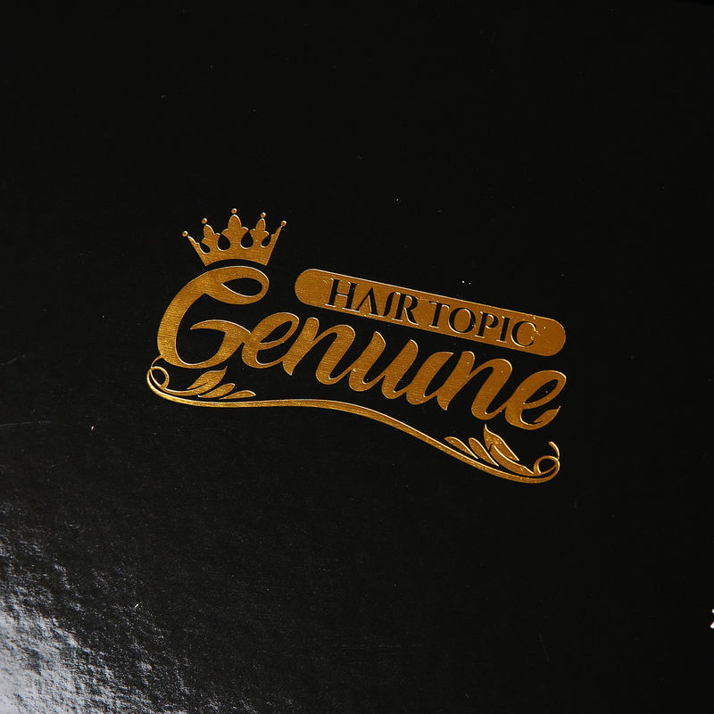 Black Magnetic Gift Box Foldable Flap Wig Gift Box  With Lids