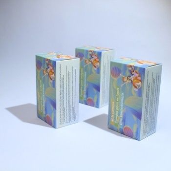 Portable Kids Camera Carton Packaging Box With Bright Purple Color Custom Logo