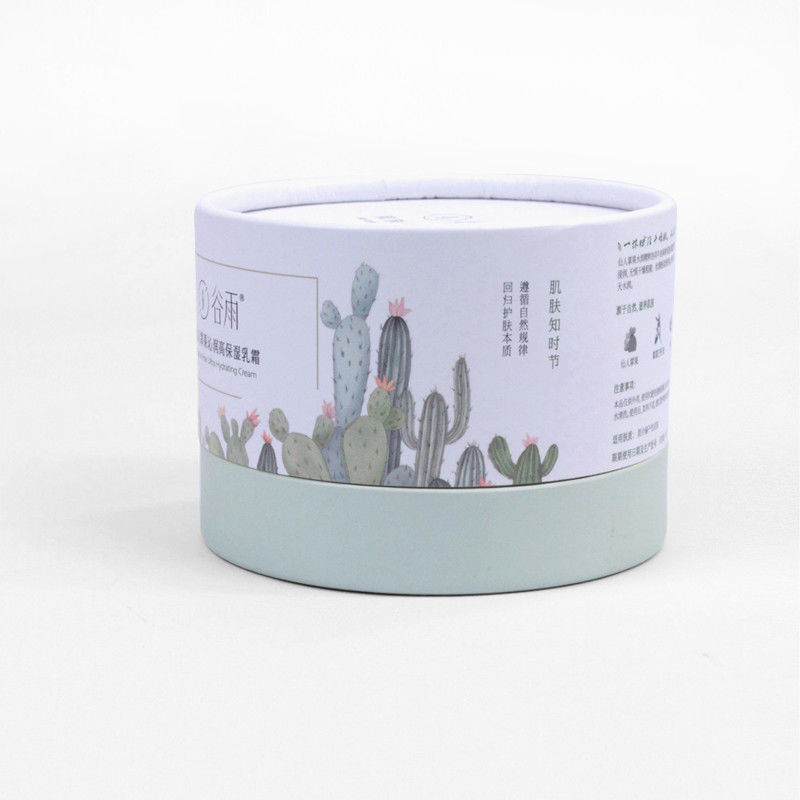 Innovative Round Cardboard Cosmetic Box With Custom Design Color Packaging Skincare Product Wholesale Near Me