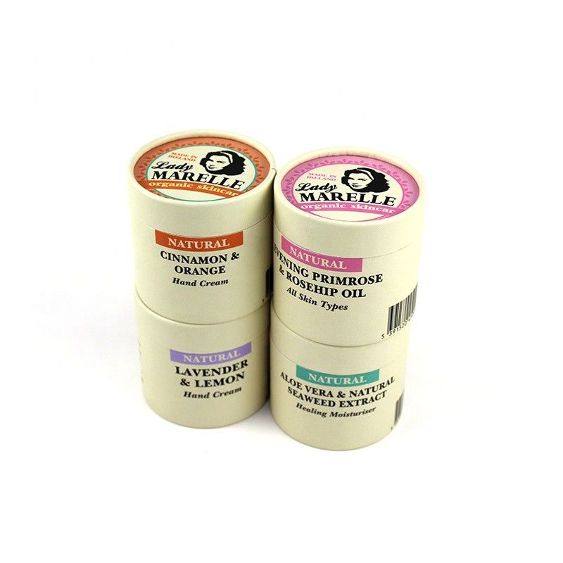 Cardboard Product Round Paper Tube Box For Cream Jar with Custom Size